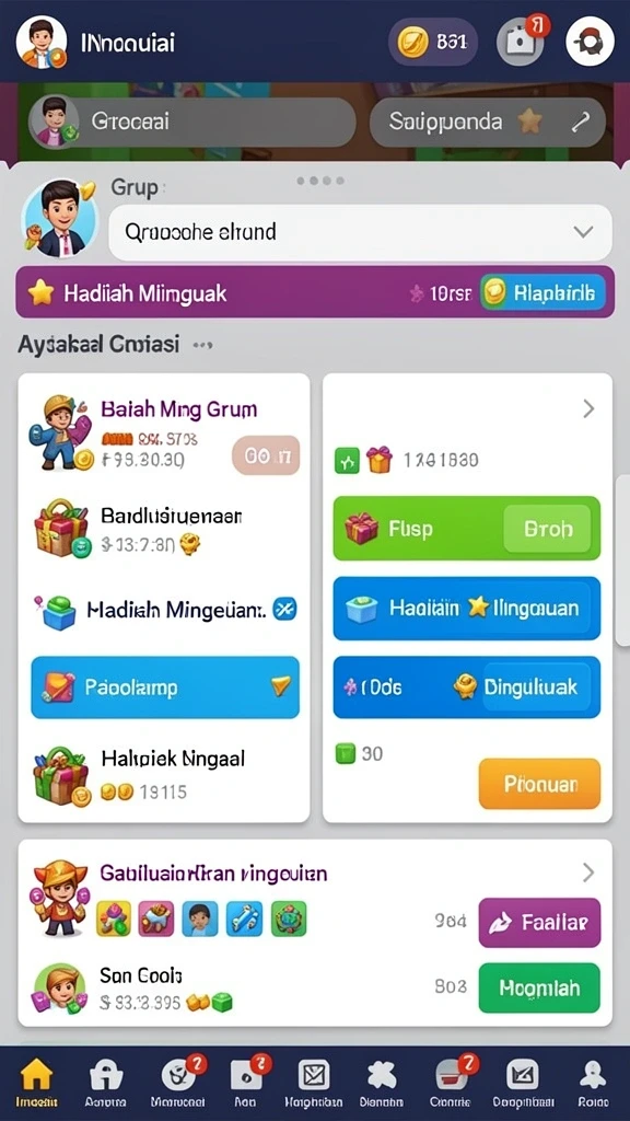 ayu89 - Tampilan awal yang menarik dan interaktif.
