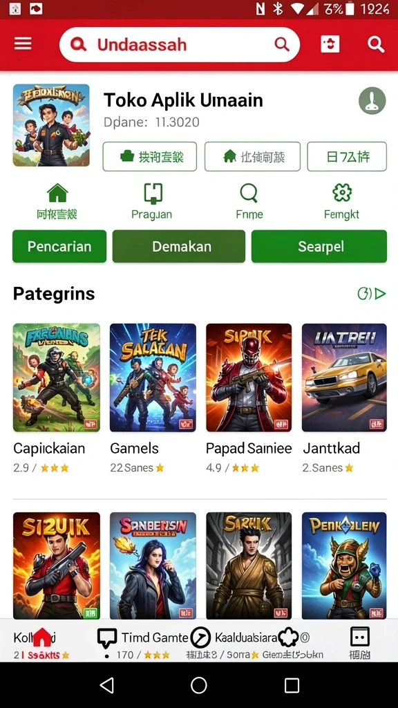 gim777 - Tampilan awal yang menarik dan intuitif.
