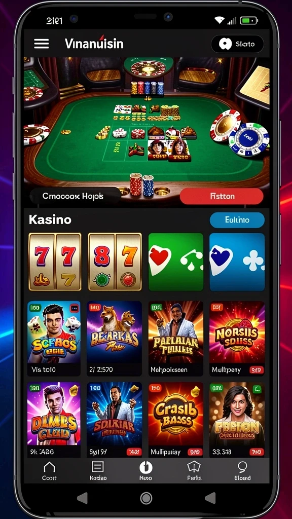 playwin - Tampilan awal aplikasi PLAYWIN yang menarik dan user-friendly.