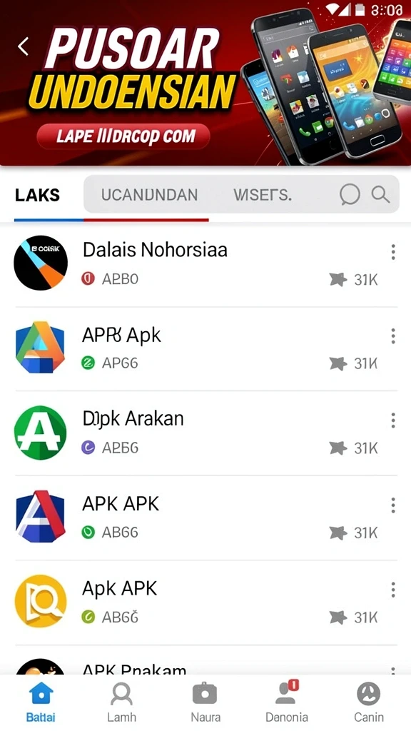 putarmega - Screenshot menunjukkan tampilan antarmuka utama permainan.