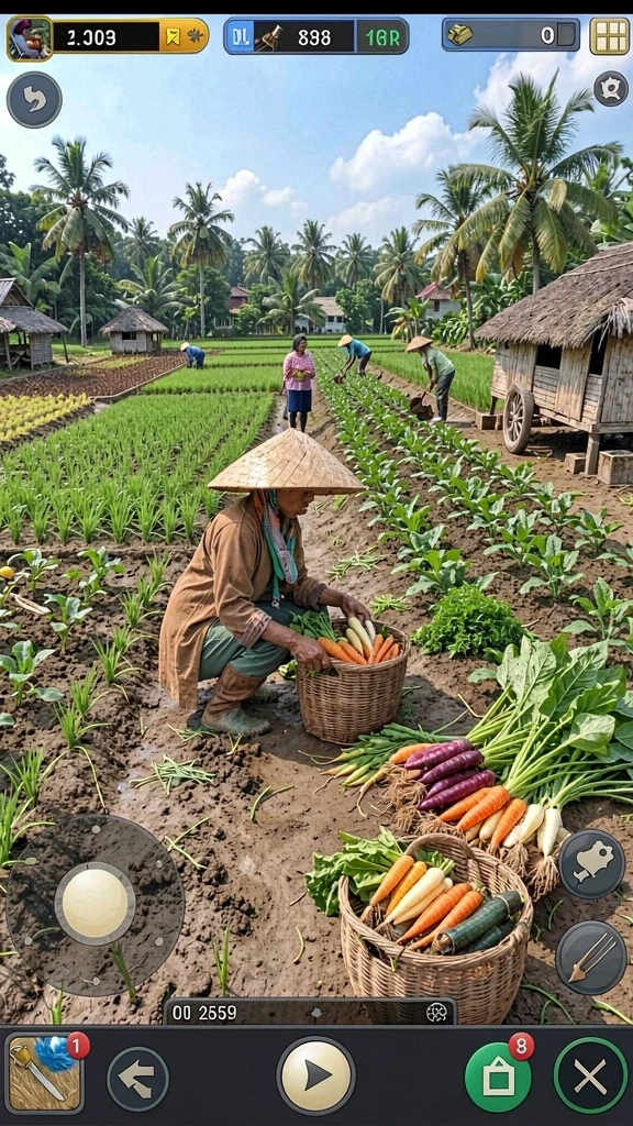 tentoto - Karakter yang lucu dan penuh warna.